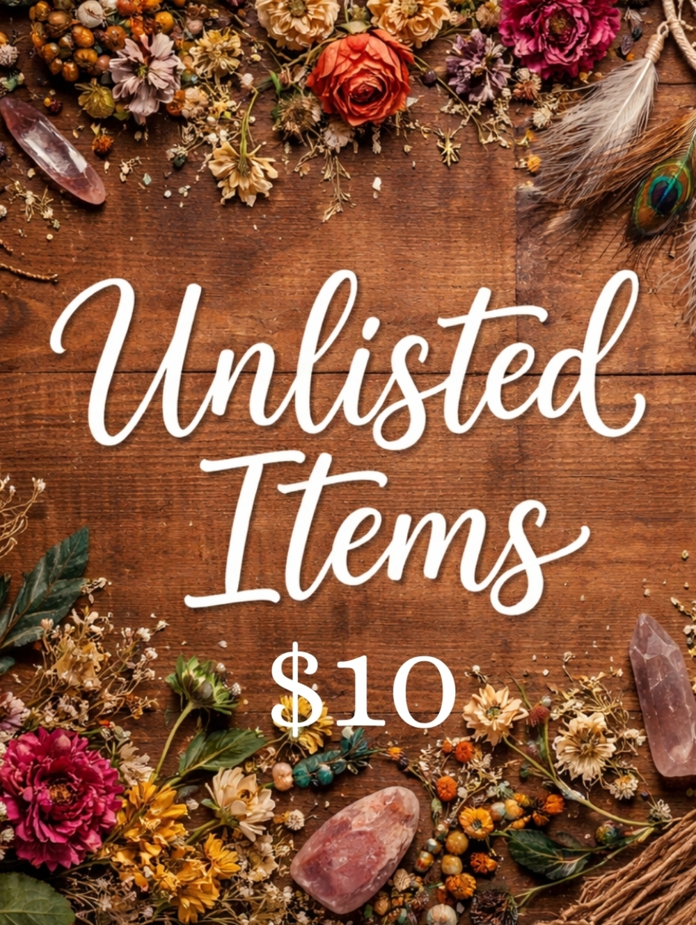 $10 Unlisted Item. Thank You For Your Purchase!